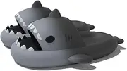 [Zureto] Original Shark Slides Upgraded, Cloudy Shark Slides Anti-Slip House Slippers Beach Shoes Casual Shark Sandals