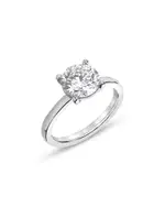 Bloomingdale's Fine Collection Certified Lab Grown Round Diamond Ring 18K White Gold, 2.0 tcw