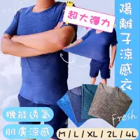 在飛比找蝦皮購物優惠-台灣現貨 快速出貨 陽離子 吸濕排汗 抗UV 機能運動衫 舒
