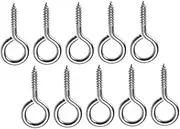 25pcs Sheep's Eye Screws Screw Eye Pins / /pegs Threaded Hooks Bolts for DIY Craft Jewelry Making
