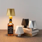 3 Colors Wine Bottle Lights Dimmable Table Lamp New Night Light Bar Restaurant