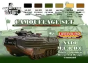 Lifecolor NATO M.E.R.D.C. Acrylic Paint Set