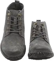 [INLIMA] Safety Shoes, Men's Anti-Penetration Mesh Rubber Sole Construction Work Shoes Breathable Non-Slip Comfortable Steel Toe Shoes for Daily Work Site Construction, Grey, 40