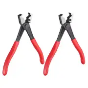 2pcs Hose Clamp Pliers Spring Clips Include Clic-R Type Pliers