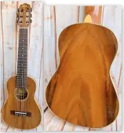 Alulu Baritone Guitarlele solid Acacia Koa, HUA614