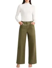 [David Lawrence] Papillion Pointelle Knit Top in Ivory
