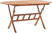 Garden Table Folding Garden Table 135x85x75 cm Solid Acacia Wood
