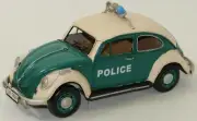 Jayland 13" Decorative Beetle Police Car 1:12 Scale (Green/Beige) Hand Made DEAL