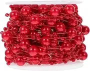 [WEKAMOS] 1 Roll Creative Pearl Bead String DIY Decor of Bead Chain for Delicate Craft Projects for Personal Use Friends and Family