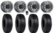 Method 415 Bdlk 15" Wheels Gr +38mm 30" Intersect Tires Sportsman RZR Ranger