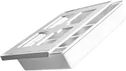 ROMISBABA Office under Desk Drawer Hidden Storage Box Desk Storage Organizer Non-marking Adhesive Tape White for Home