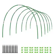 SpringUp Greenhouse Plant Hoop Grow Garden Tunnel Support Hoops for Garden Stakes(Green, Black, White)