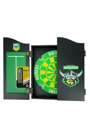 Canberra Raiders NRL Dartboard + Cabinet