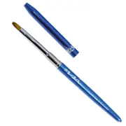 Gel Touch Tip Cat's Tongue Brush #5 Metal Handle + Cap