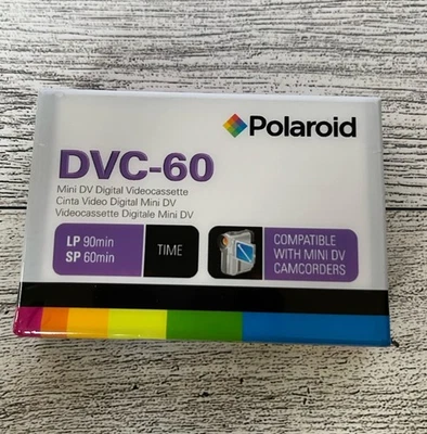 Polaroid DVC-60 Mini DV Digital Videocassette Compatible with Mini DV Camcorders
