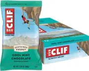 CLIF Energy Bar Cool Mint Choc 49mg Caffeine 68g (Pack of 12)