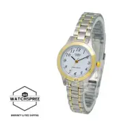 Casio Ladies' Standard Analog S.Steel Band Watch LTP1128G-7B LTP-1128G-7B