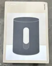 Sonos Sub Mini - Black - Compact Wireless Subwoofer (SUBM1US1BLK)