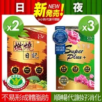 在飛比找momo購物網優惠-【DV 麗彤生醫】雙樂纖特濃升級3盒+健字號燃燒日記膠囊2盒