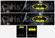 Code 3 Adhesive Vinyl Trailer Decals - BATMAN - 1/50 1/76 1/148 1/64