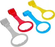 Generic 4 Pcs Playpen Hooks Push Walker Fence Walker for Babies Crib Hanging Ring Walking Assistant Rings Nursery Cot Rings Standing Plastic
