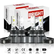 4X H7 LED Headlight Bulbs High Low Beam 6000K White For Smart Forfour 2005-2007 (for: Smart)