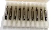 10 Pcs. YG-1 #3 (3/32" Diameter) x 60 Deg. HSS Combined Drill & Countersinks