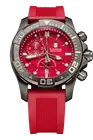 Victorinox Swiss Army Red Dial Dive Master 500 Men's Chronograph Watch 241422