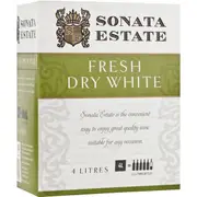 Sonata Estate Cask Wine Fresh Dry White 4l