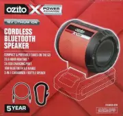 OZITO 18V Cordless Portable Jobsite Work Industrial Bluetooth Speaker AUX IN USB