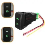 LED Auto Car Push Button Fog Light Switch With Wire For Honda Civic Accord CRV N