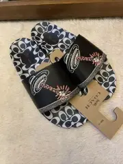 COACH x Disney Mickey Mouse X Keith Haring Men’s Slide Size 10 NWT
