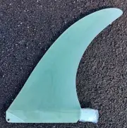 TERRAMAR SURFCO 8.5" GREENOUGH 4A NO LOGO SURFBOARD FINS ALL GLASS CNC