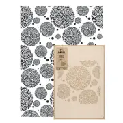 RETRO reusable PLASTIC Wall STENCIL Template 25.6"x37.4" RETRO BALLS