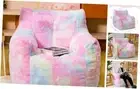 Bean Bag Chair with Filler, 37" Giant BeanBags with Faux Fur Cover & Colorful