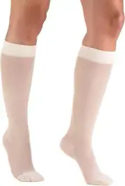 TRUFORM Lites Knee High Stockings 15-20mmHg (Ivory) Medium