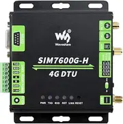 Waveshare Industrial Grade SIM7600G-H 4G DTU USB UART/RS232/RS485 Multi Interfaces Communication LTE Global Band Support