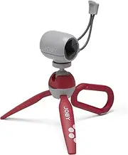 JOBY HandyPod Clip Mini Tripod with Carabiner and Phone Clamp for Smartphone, Compatioble with iPhone, Galaxy, Pixel Phones, Compact Camera Sony ZV-1 II Red Color (JB01840-BWW)
