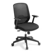 Eden Office Sprint Task Chair With Armrest - 3-Way Ergonomic Adjustment -