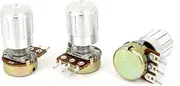 Aexit 3Pcs (Potentiometer) 2K OHM Linear Taper Rotary Potentiometer 2KB (92ry843qf446) B2K Pot