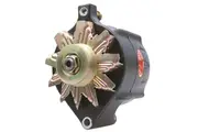 Powermaster Black Smooth Finish for Ford Alternator 100 Amps Single Groove V Pulley