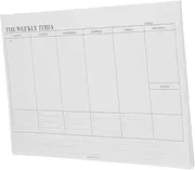 Angoily Weekly Planning Pad Undated Memo Notepad with Daily Schedule Tear Off Sheets for Home Students Easy Tracking Comprehensive Weekly Organization