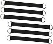 CANIGHT 6Pcs Outdoor Swing Straps with Rings Heavy Duty Ropes for Hammocks Camping and Hiking Versatile and Portable Swing Accessories