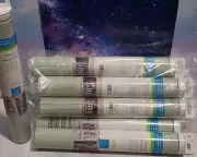 Bundle (9 pack lot) Cricut Premium Permanent Glossy Vinyl, Bright Sage, 12"x48"