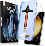 MAGIC JOHN Pack of 2 for Samsung Galaxy S23 Plus / S23+ Tempered Glass (6.6 inches), Auto Dust Elimination, 9H Hardness Film, Ultra Clear Screen Protector, Bubble-Free, Easy Installation