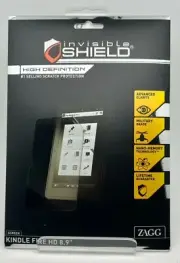 ZAGG InvisibleSHIELD for Kindle Fire HD 8.9" - Clear Screen Protector Brand New