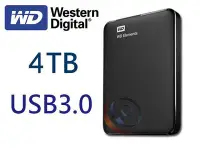 在飛比找Yahoo!奇摩拍賣優惠-「阿秒市集」WD Elements 4T 4TB 2.5吋 