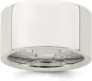 [JewelryWeb] 925 Sterling Silver Comfort Fit Flat Band Ring - Band Style Ring for Women and Men in Silver Variety of Ring Sizes and Variety of mm Options