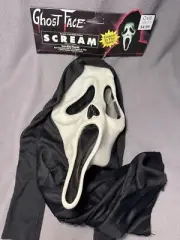 Scream Ghost Face Mask Easter Unlimited Fun World 1997 VINTAGE NEW NWT ORIGINAL