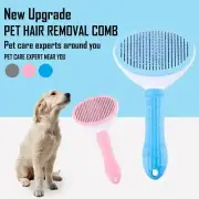 Grooming Brush For Dog Cat Deshedding Tool Rake Comb Fur Remover Reduce Pet Hair